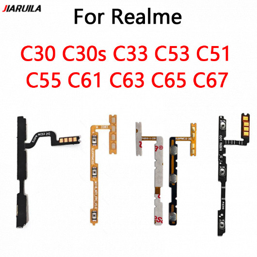 สําหรับRealme C30 C30s C33 C53 C51 C55 C61 C63 C65 C67 สวิทช์ปุ่ม ...