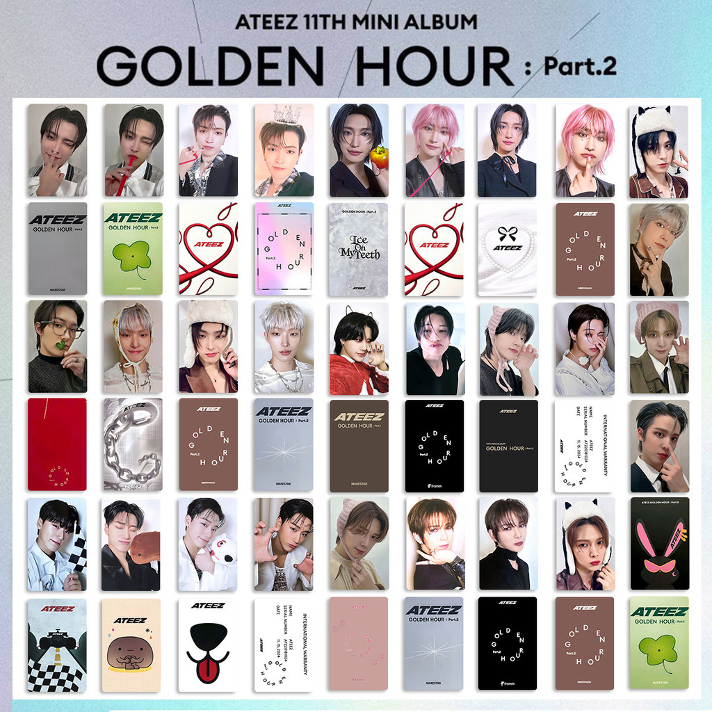 ATEEZ GOLDEN HOUR pt.2 日本 FC限定 トレカ 8種set ATEEZ GOLDEN HOUR pt.2 日本 FC限定 トレカ 8種set Ateez