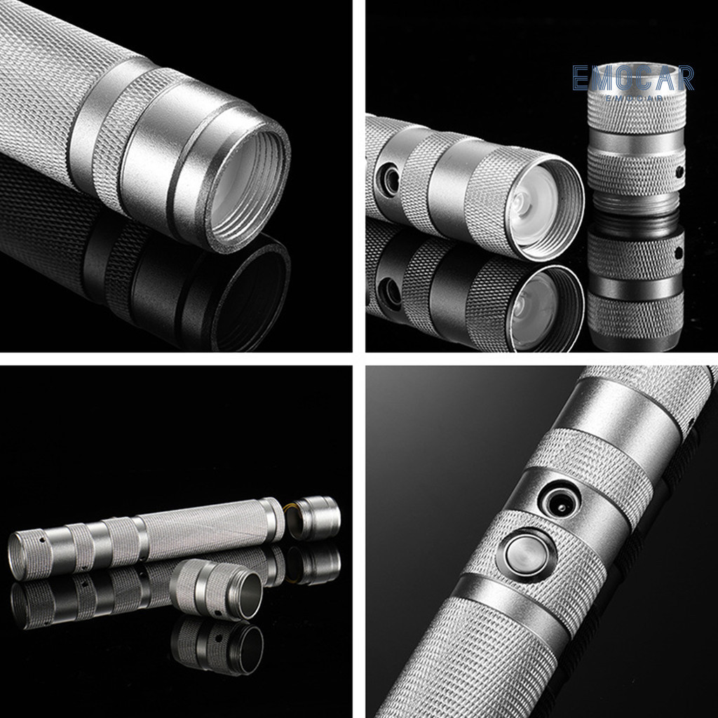 Ena-1/2 ชิ้น RGB Lightsaber โลหะผสมชาร์จ Retractable Swing Dueling LED ...