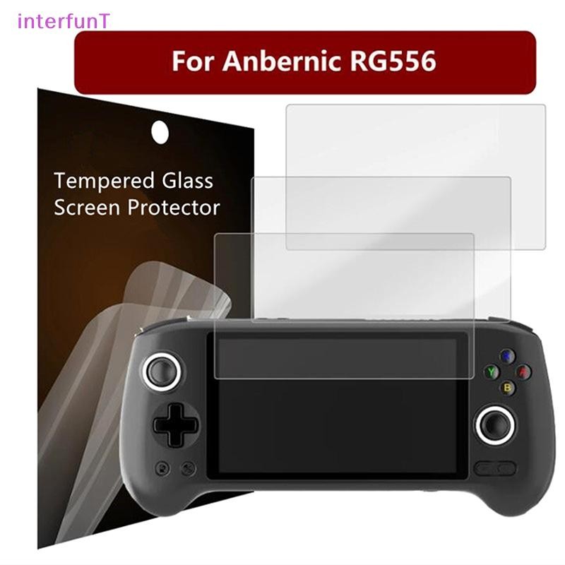 [InterfunT] สําหรับ Anbernic RG556 กระจกนิรภัยป้องกันหน้าจอฟิล์ม 9H ...