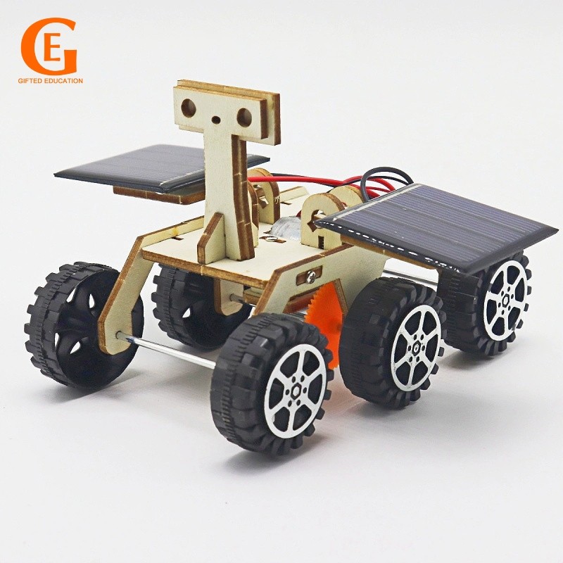 Gifted EDUCATION พลังงานแสงอาทิตย์ Lunar Rover DIY Handmade รุ่นวัสดุ ...
