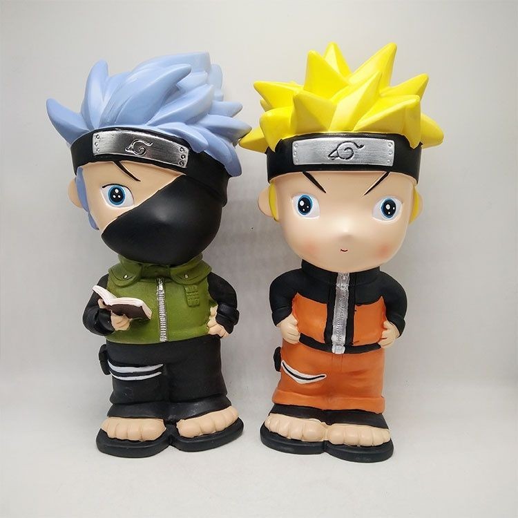 Naruto Piggy Bank ขนาดใหญ ่ Naruto Piggy Bank Sasuke Piggy Bank 2 มิติ