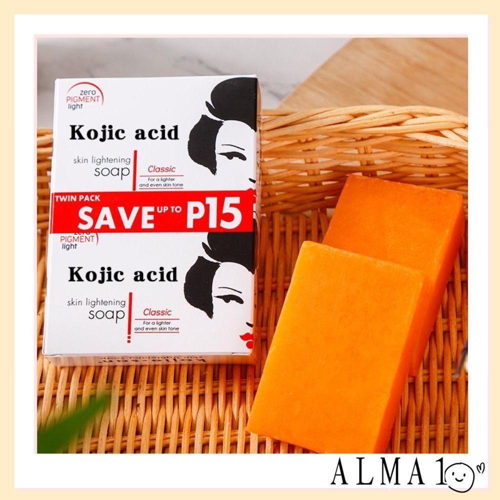 Alma Kojic Acid Soap, ไวท ์ เทนนิ ่ งผิว Lightening Papaya Soap, คุณภาพ ...