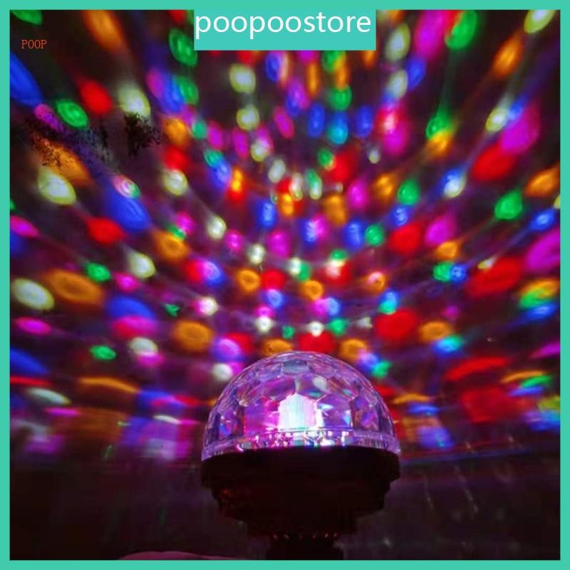 Poop Multi Crystal Disco Light Party บรรยากาศแสงหมุนสีสันสดใส | Shopee ...