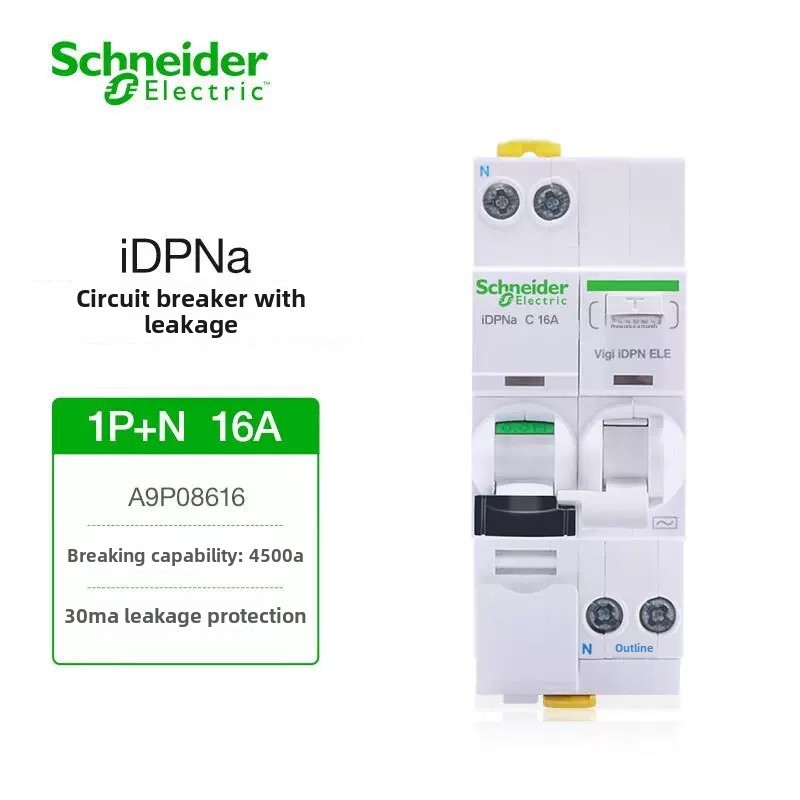 Schneider Miniature IDPNA Vigi ELE 36 มม.MCB Circuit Breaker พลาสติก 1P ...