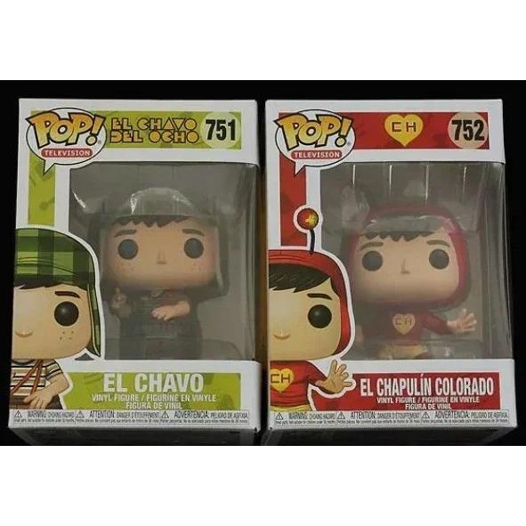 Funko Pop โทรทัศน์ของเล่น El Chavo 751 Chapulin Colorado 752 ไวนิลรูป ...