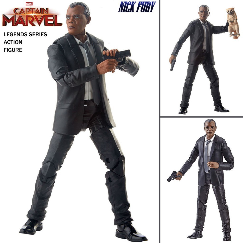 พร้อมส่ง Figma งานแท้ Marvel Captain Marvel กัปตันมาร์เวล Nick Fury นิค ...