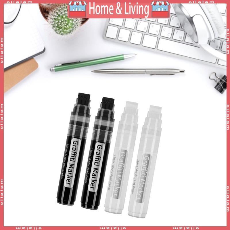 Ci 2-Pack Graffiti Marker Paint Marker Smooth-Flowing 15mm Marker การ ...