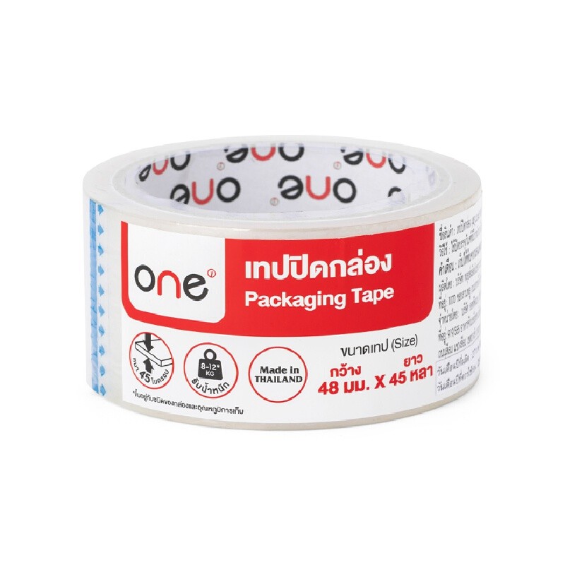 ONE เทป OPP สีใส ขนาด 48มม. x 45หลา | Shopee Thailand