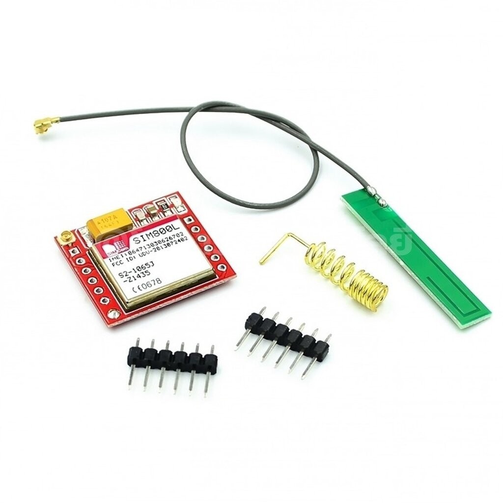 NA243 โมดูลซิม โมดูลสื่อสาร SIM800L GPRS GSM Module Quad-Band Micro SIM ...
