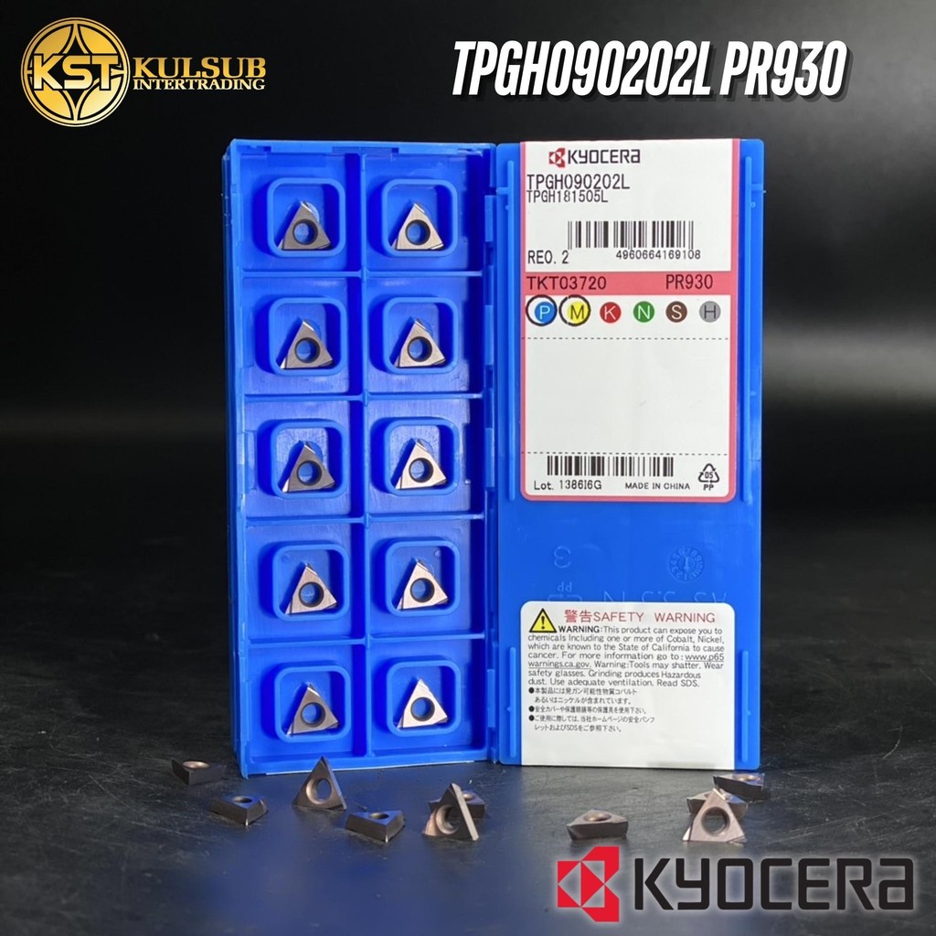 KYOCERA เม็ดมีด Insert TPGH090202L PR930 แท้100% | Shopee Thailand