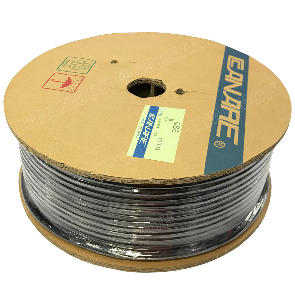 [ 1เมตร ] สายลำโพงคานาเร่ Bi-Wire Canare tar Quad 4 Core 4S6 สายลำโพง ...