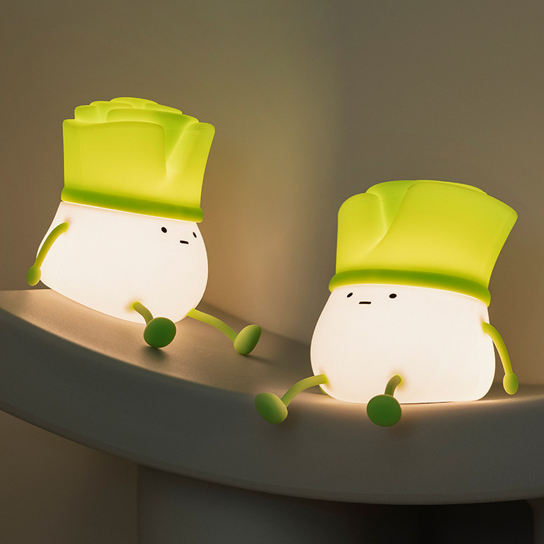 Chive Face Night Light หรี่แสงได้เนอสเซอรี่ Night Light น่ารักกระเทียม ...