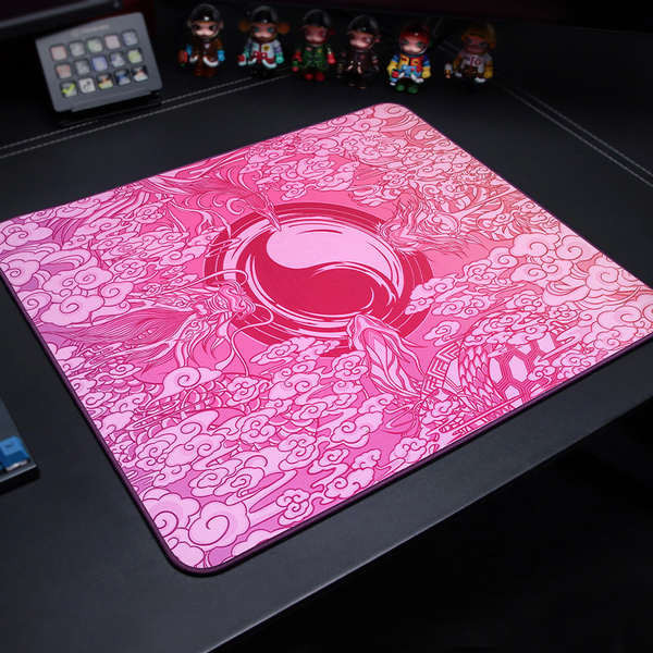 mouse pad gaming แผ่นรองเมาส์มีไฟ Tiger Fu Esports Grandmaster Jin ...