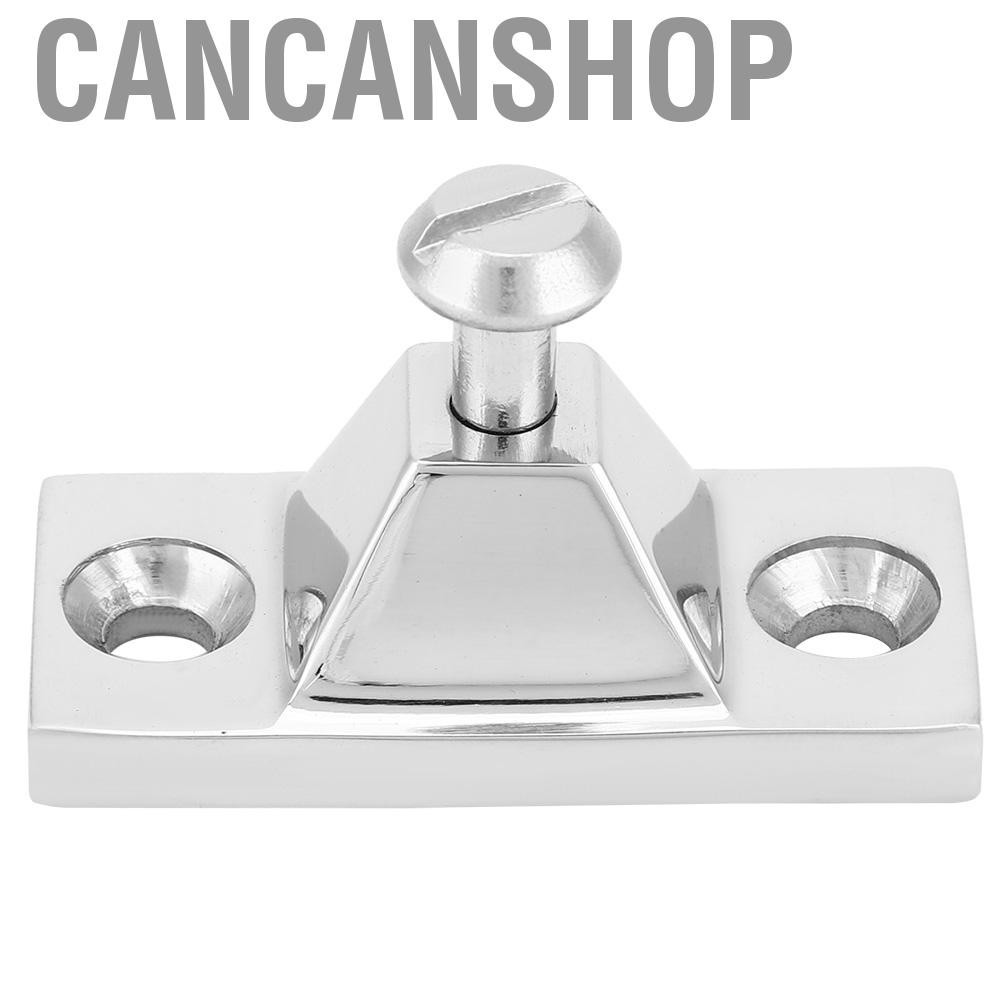 Qiilu Stainless Steel Marine Deck Hinge Mount For Bimini Top - 316 Grade, No Drill Installation, Silver Finish - Boat Hardware - View #6