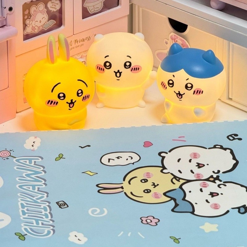 น่ารัก Chikawa Night Light ซิลิโคนเนอสเซอรี่ Sleeping โคมไฟ Hachiware ...