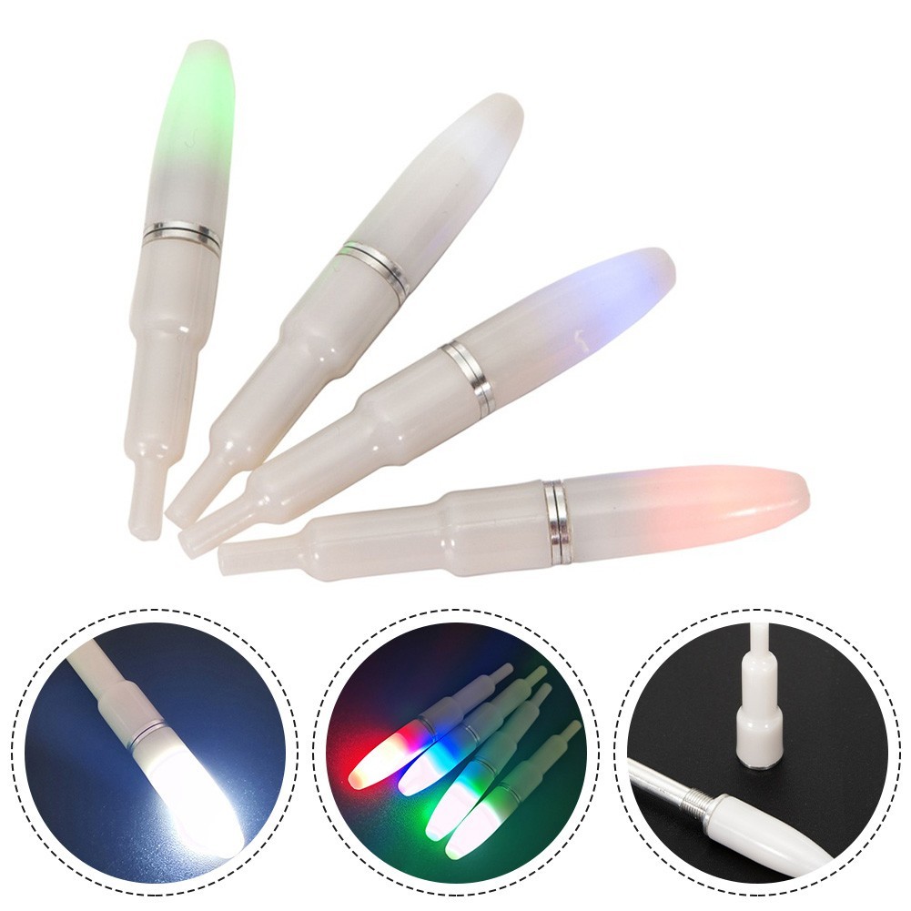 [LALA] ที่ยอดเยี่ยม LED Glow Night Fishing Stick Light Rod Tip Clip ตก ...