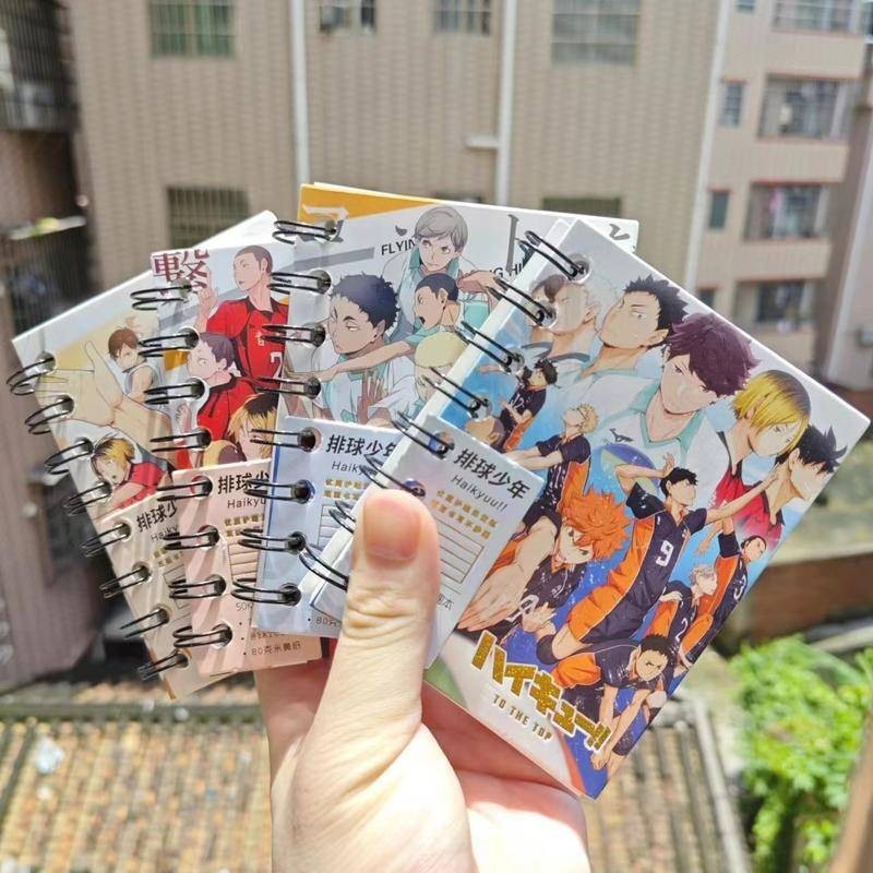 อะนิเมะ Haikyuu A7 Coil Notebook Student Diary Shoyo Hinata Oikawa ...
