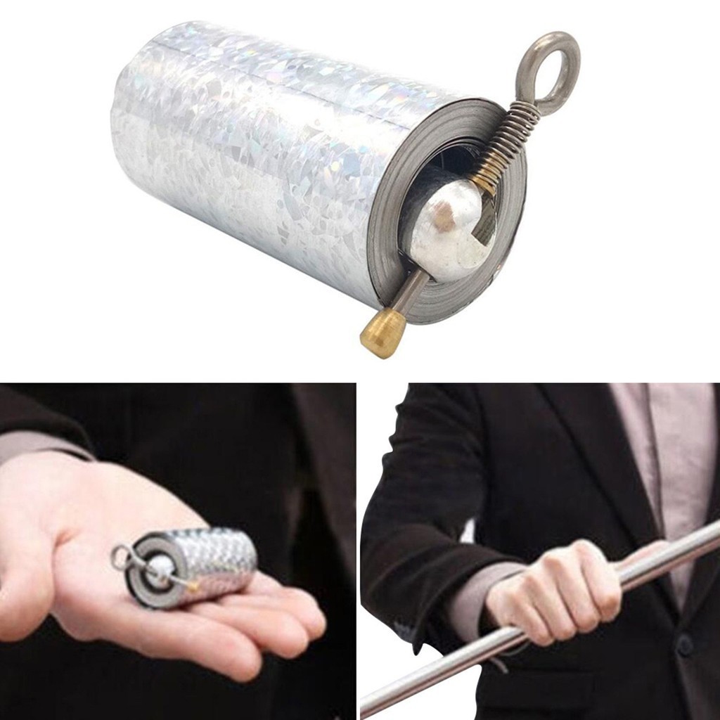 10H Magic Prop แท่งเหล็ก Magic Pocket Wand Telescopic Rod แบบพกพา Rod ...