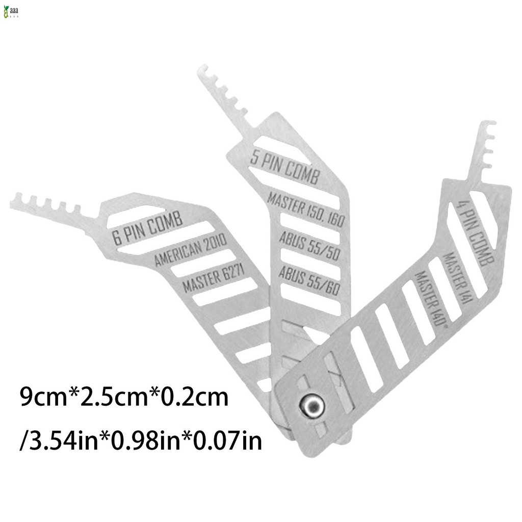Professional Comb Lock Pick เครื่องมือหยิบล็อคที่ทนทานและทนทาน | Shopee ...