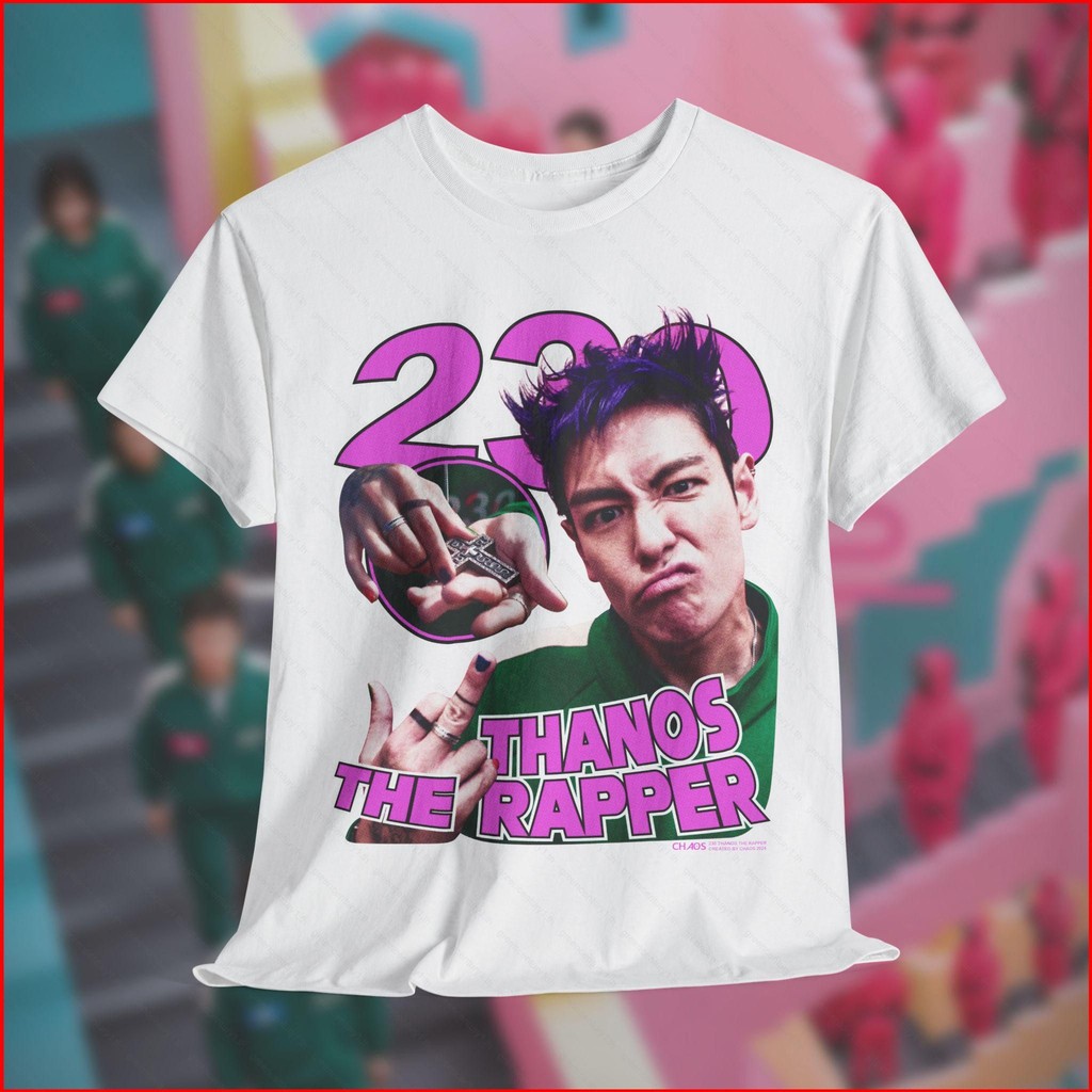Gc1 230 Thanos The Rapper Top Choi Seung Hyun Squid เกม 2 ฤดูร้อนเสื้อ ...