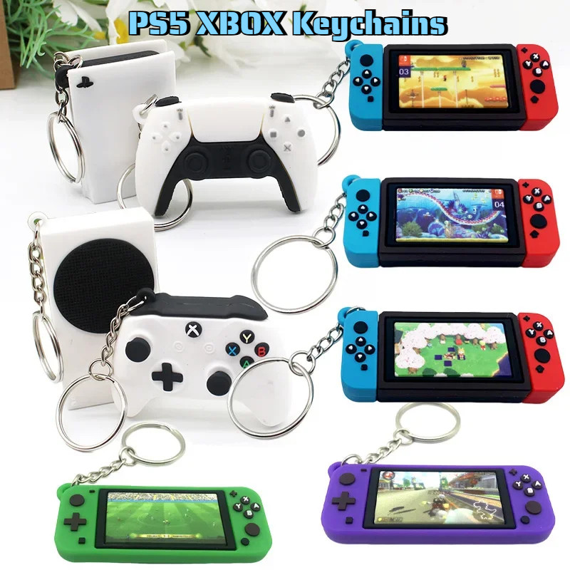 Ps5 XBOX เกมคอนโซลคอนโทรลเลอร์รุ่นพวงกุญแจมินิจําลองคอลเลกชัน Key Chain ...