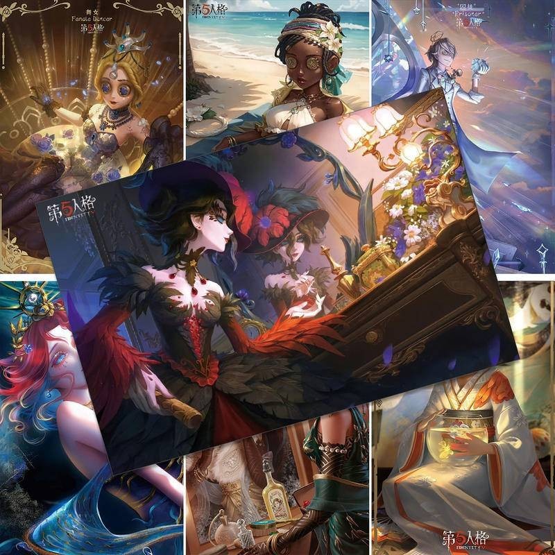 30 ชิ้น Identity V A5 โปสเตอร์ชุดหอพักสติ๊กเกอร์ติดผนังอะนิเมะตกแต่ง ...