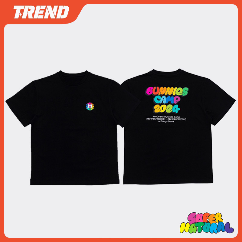 Newjeans x MURAKAMI Cotton T-Shirt BUNIES CAMP 2024 TOKYO DOME 