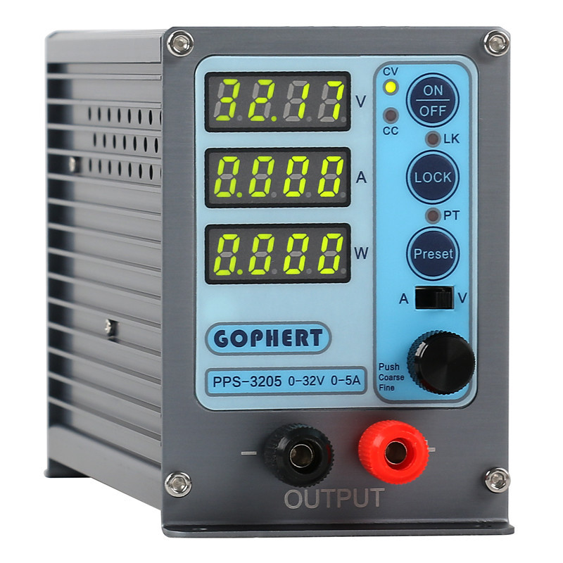 Pps-3205/1610/6003 Presetable Mini Digital Adjustable DC Power Supply ...