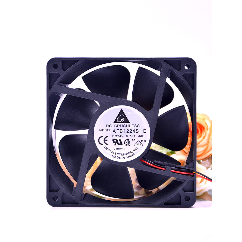 Original Delta AFB1224SHE 12038 24V 0.75A 12CM High Air Volume Inverter ...