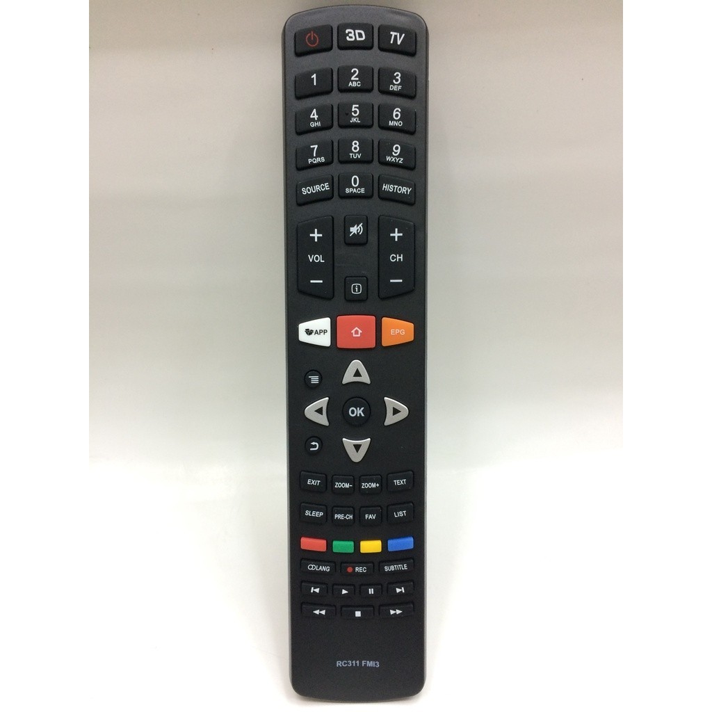 รีโมทคอนโทรลสมาร์ททีวี TCL รุ่น RC311 FMI3 และ RC311FMI1 | Shopee Thailand