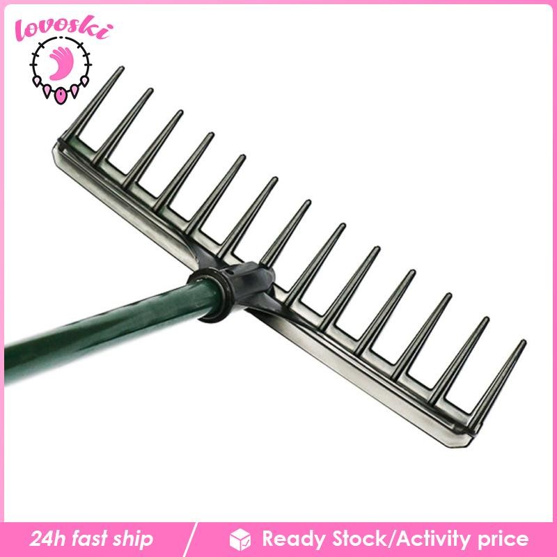 [Lovoski] Golf Club Grip Rake Bunkers Course Garden สนามหญ้าจัด Rake ...