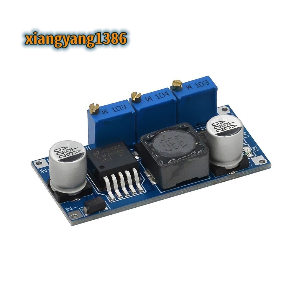 โมดูลพาวเวอร์ซัพพลาย LM2596 LED DC-DC ปรับได้ CC/CV ชาร์จแบตเตอรี่ ...