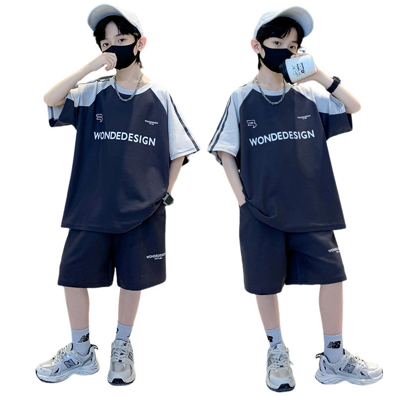 COCO ชุดเซ็ต 2 ชิ้นเด็กผู้ชาย เสื้อ+กางเกงขาสั้น รุ่น A4103 | Shopee ...