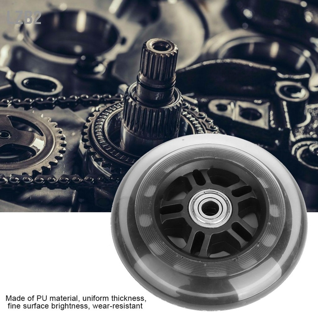 LZB2 ABEC‑7 608ZZ แบริ่งล้อล้อ PU 4 นิ้วสำหรับรถเข็นขนาดเล็ก/ประตู ...