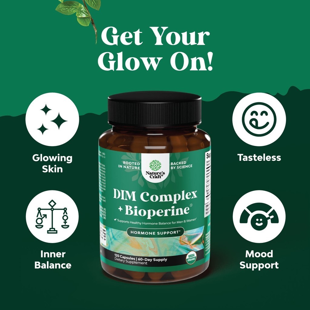 อาหารเสริม Diindolylmethane DIM - 300 มก . อาหารเสริมปรับสมดุลชายและ ...