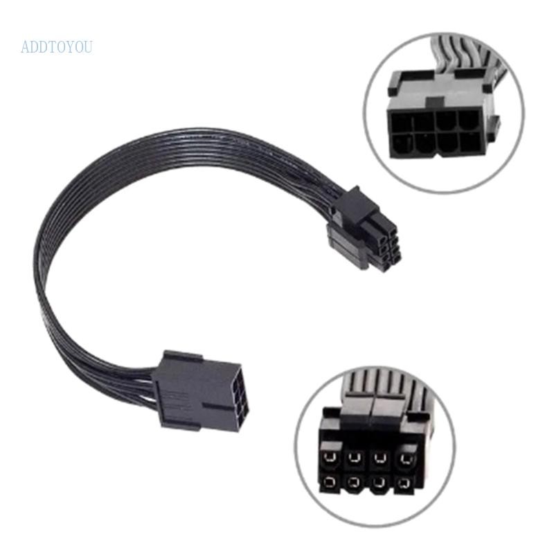 3C 8pin หญิง 8Pin 4 + 4Pin ชายสําหรับ CPU Power Adapter สายไฟทนความร้อน ...