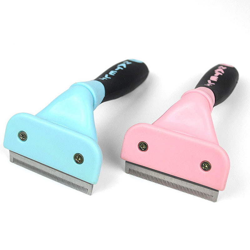 [SALE]Pet Floating Hair Rake หวีสุนัข หวีกําจัดขน คราดสแตนเลส | Shopee ...