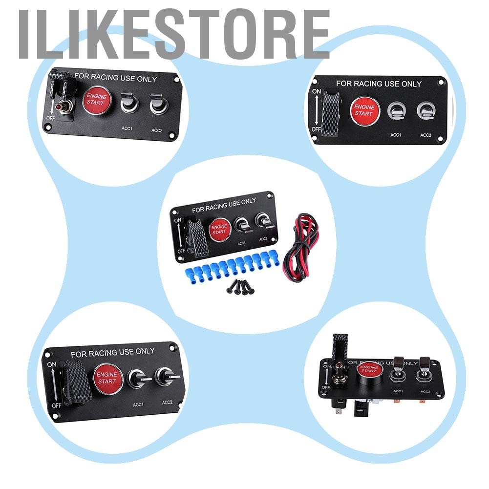 Ilikestore Push Start Ignition Kit Indicator LED Professional Switch ...