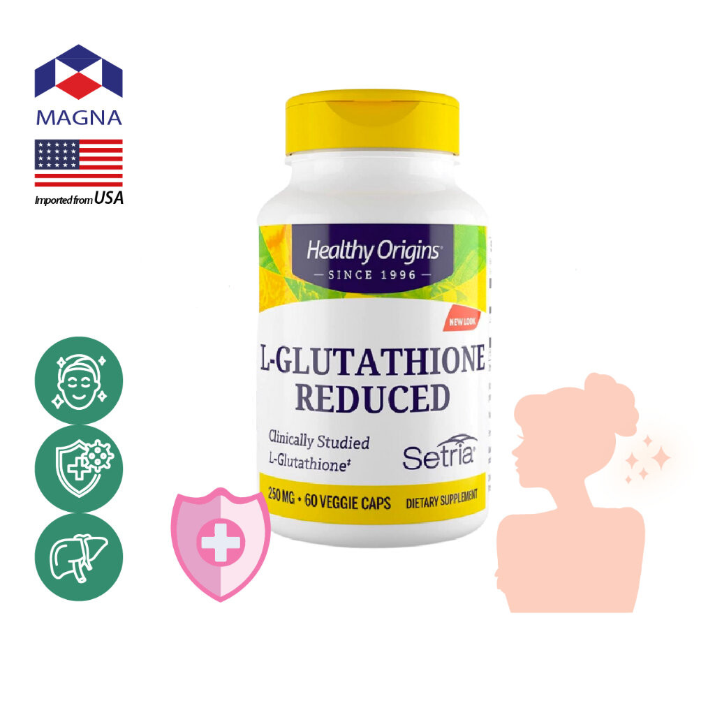 - 250 mg  Healthy Origins L- Glutathione Gluta /  ... | Shopee Thailand