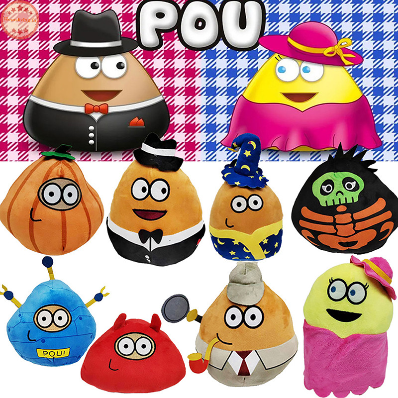 Home 21 ซม.Pou ตุ ๊ กตาของเล ่ น Furdiburb อารมณ ์ Alien Plushie ตุ ๊ ก ...