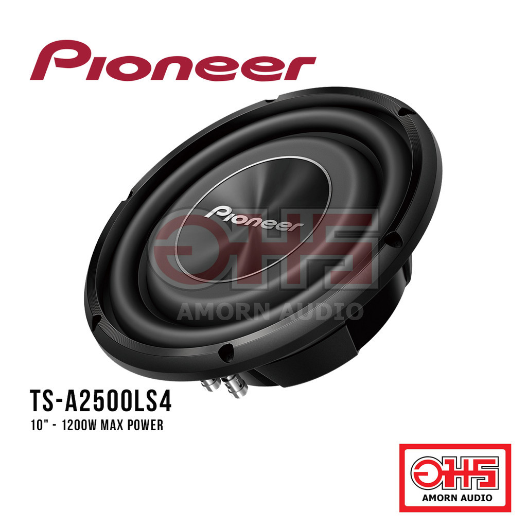 Subwoofer Pioneer TS-A2500LS4 10 1200 W 4 Ohm SVC - Caixa de Som
