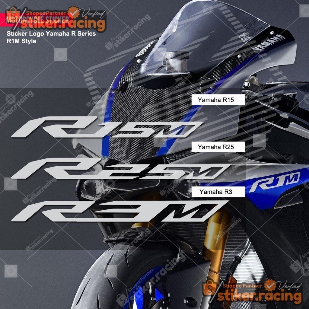 สติ๊กเกอร์ Yamaha R15 R25 R3 R1M - รหัส 10381 | Shopee Thailand