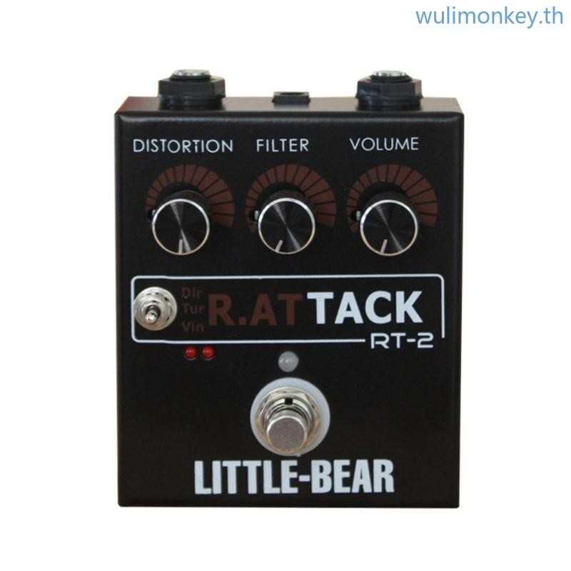 Wu 3 RAT Tack กีต้าร์เบส Distortion Effector เอฟเฟกต์ Stomp Box Fuzz ...