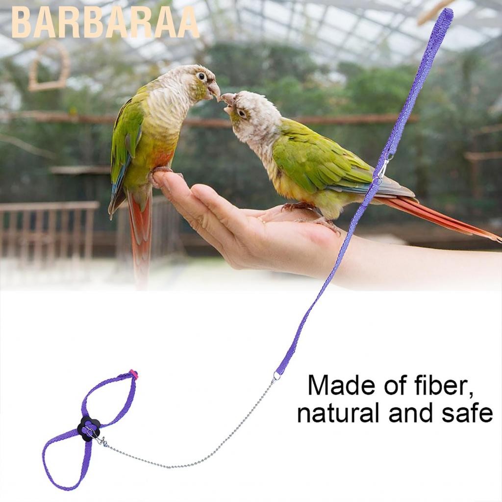 Barbaraa Eosnow Fiber Bird Harness สามารถปรับได้สำหรับการเล่นนกแก้ว ...
