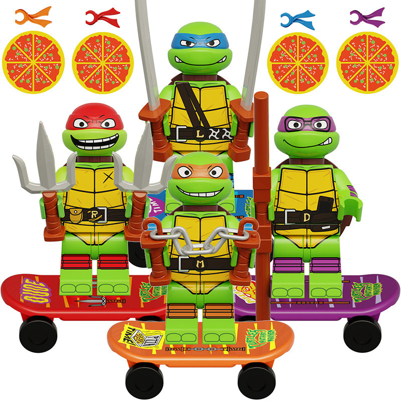 ใช ้ งานร ่ วมกับ Lego การ ์ ตูนอะนิเมะ KDL817 Ninja Turtles Building ...