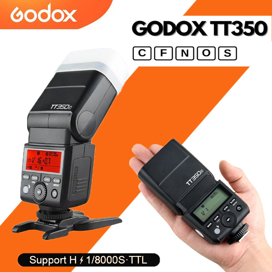 FLASH GODOX TT350 สำหรับกล้อง Canon, Nikon, Sony, Fuji, Olympus ...