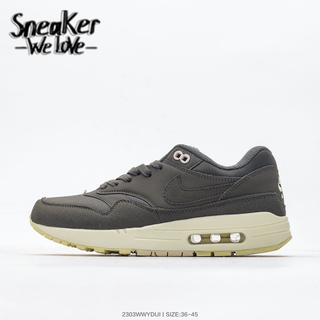 Olive Canvas Green Suede Nike Air Max Nike Air Max Premium trainers in olive and