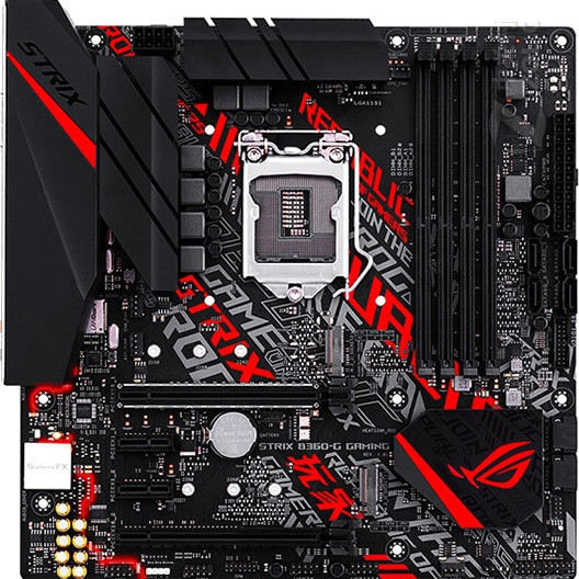 เมนบอร์ดสำหรับเล่นเกม Asus Raptor ROG Strix B360-G GAMING รุ่นที่9และ9 ...