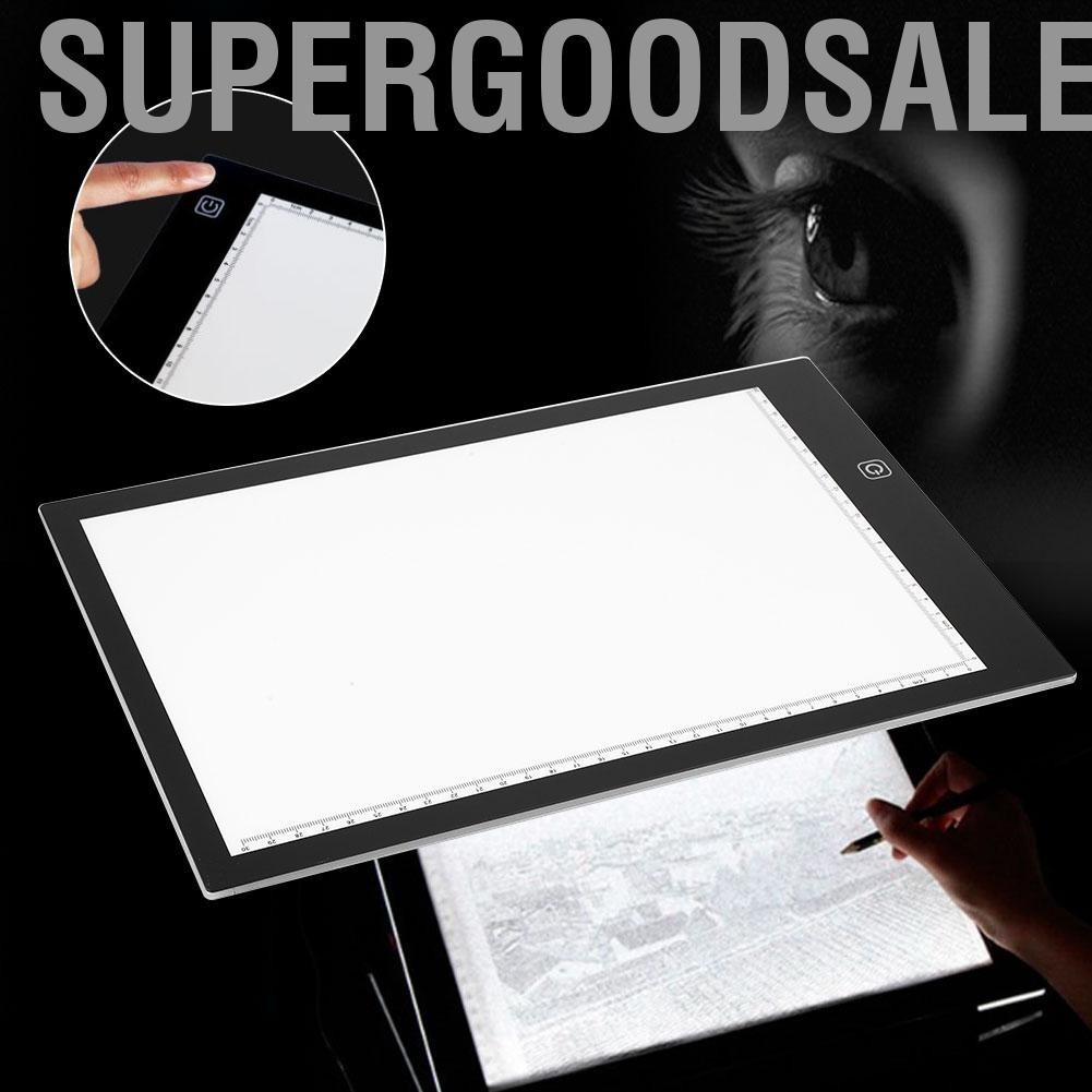 Supergoodsales LED Tracing Board Light Box Pad Drawing Tattoo สำหรับการ ...